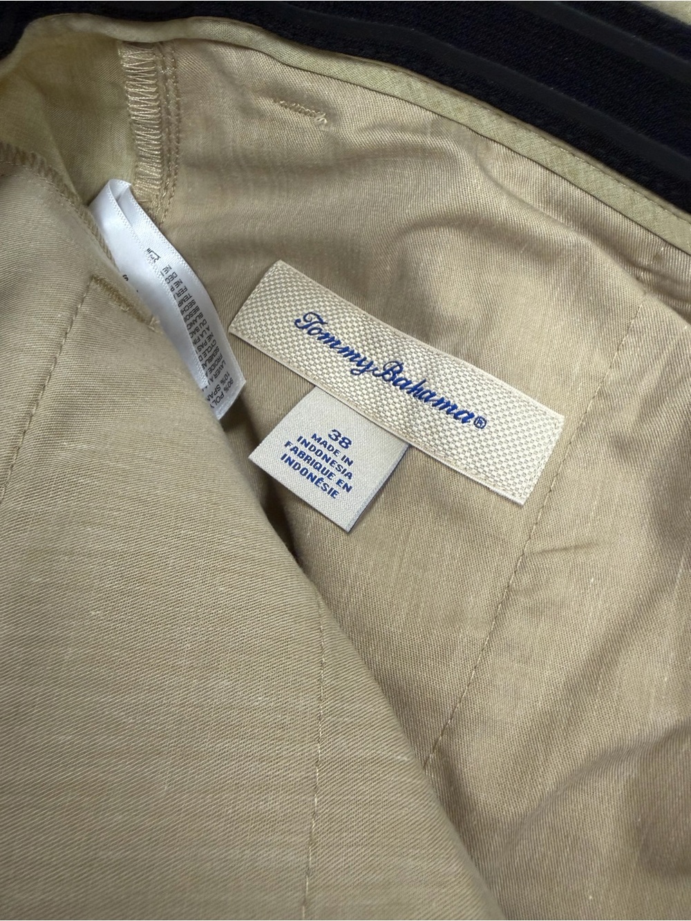 Men's Tommy Bahama Chino Pants in Light Beige - Picture 2 of 3